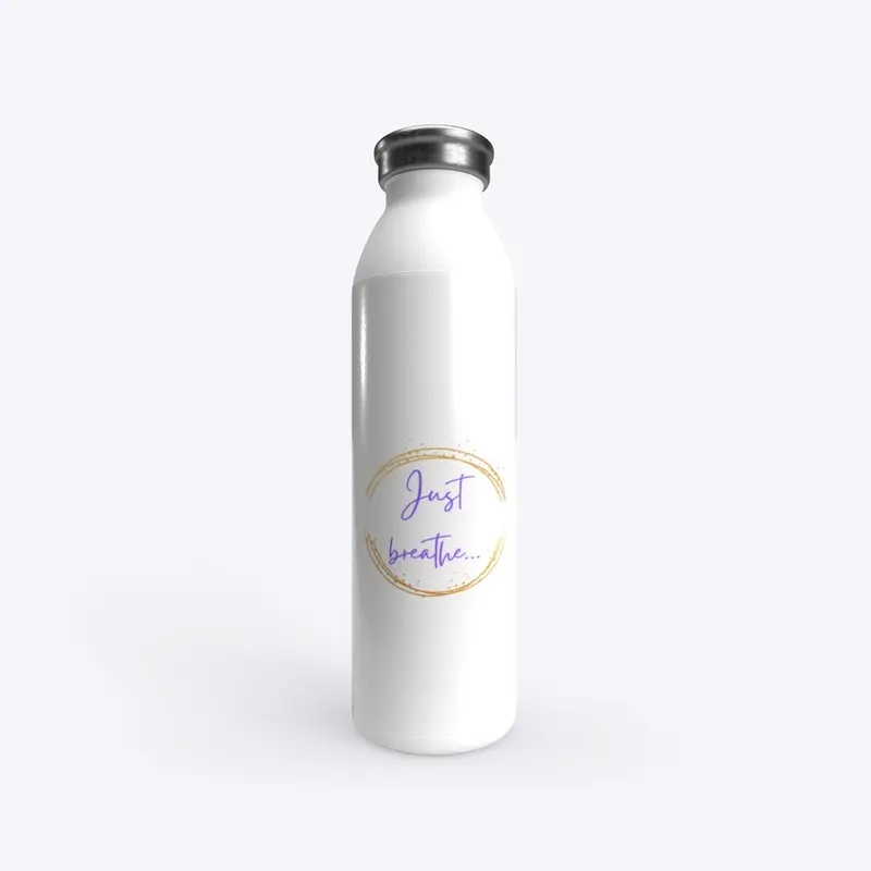 Just breathe water bottle 